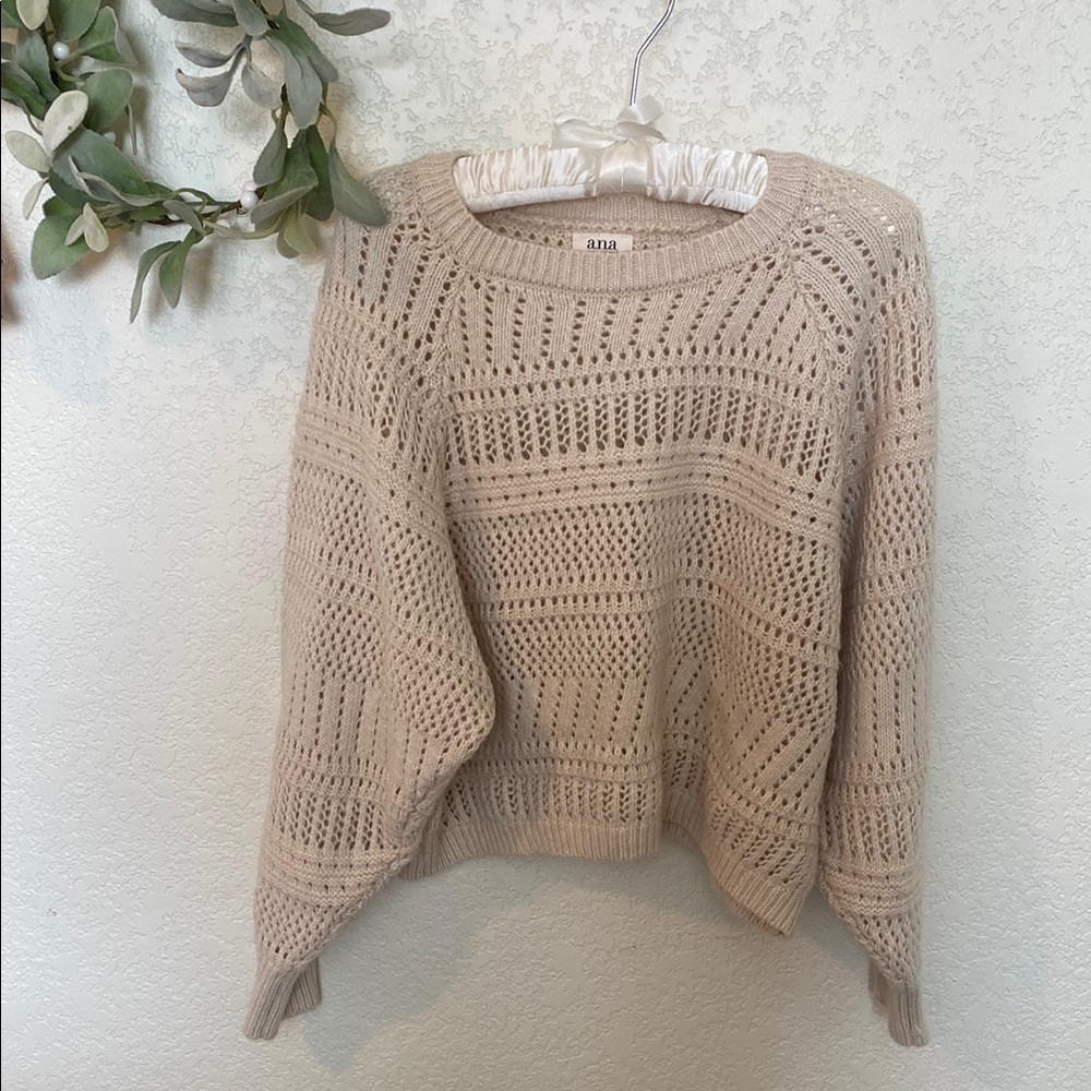 a.n.a Cream Sweater